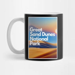 Great Sand Dunes National Park hike Colorado United States Mug